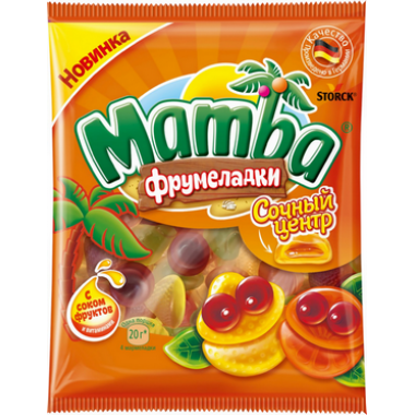 Мармелад жевательный Мамба Фрумеладки сочный центр 70г
