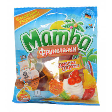 Мармелад жевательный Мамба Фрумеладки Команда пиратов 70г