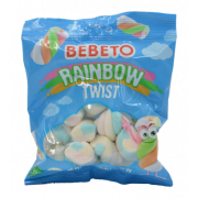 Суфле-маршмеллоу Бебето Рейнбоу Твист со вкусом ванили 60г Суфле-маршмеллоу Бебето Рейнбоу Твист со вкусом ванили 60г