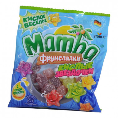 Мармелад жевательный Мамба Фрумеладки кислые звездочки 70г
