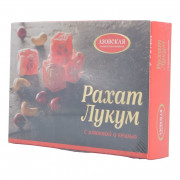 Рахат-лукум Азовская КФ с клюквой и кешью 160г Рахат-лукум Азовская КФ с клюквой и кешью 160г