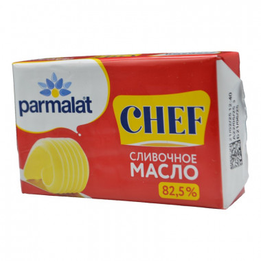 Масло Пармалат Шеф сливочное 82,5% 180г