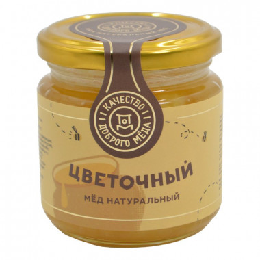 Мед Добрый мёд цветочный 250г