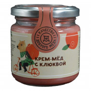 Мед Добрый мёд кремовый с клюквой 220г