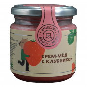 Мед Добрый мёд кремовый с клубникой 220г