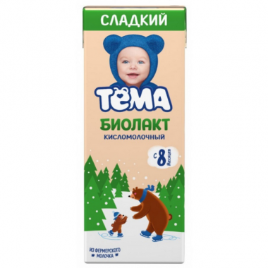 Продукт кисломолочный Тема биолакт 3,2% 208г