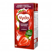 Коктейль Чудо десертное клубника жир.2% 0,96л
