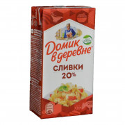Сливки Домик в деревне стерилизованные 20% 480г