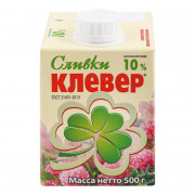 Сливки Пискаревский клевер 10% 0,5л