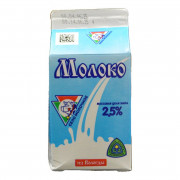 Молоко Из Вологды Российское пастеризованное жир.2,5% 0,47л