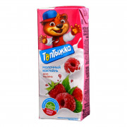 Коктейль Топтыжка молочный малина 3,2% 200г