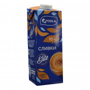 Сливки Виола питьевые 10% 1,0л