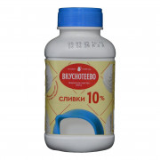 Сливки Вкуснотеево питьевые 10% 450г