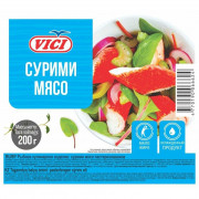 Крабовое мясо Вичи Любо есть охлажденное 200г