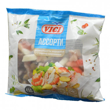 Ассорти Вичи из морепродуктов с/м 450г