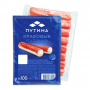 Палочки крабовые Путина 100г охл