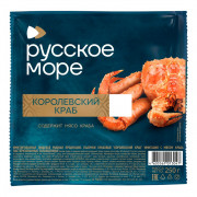 Палочки крабовые Русское море королевский краб 250г