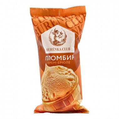 Мороженое Буренка клаб крем-брюле ваф.ст 80г