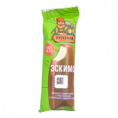Мороженое Рускеала пломбир эскимо 70г