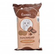 Мороженное Олония Пломбир шоколадный 12% 200г брикет