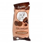 Мороженное Олония Пломбир шоколадный 12% в вафельном стаканчике 70г