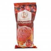 Мороженое Буренка клаб пломбир Пьяная вишня в вафельном стаканчике 80г