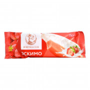 Мороженое Буренка клаб клубника на сливках эскимо двухслойное 70г
