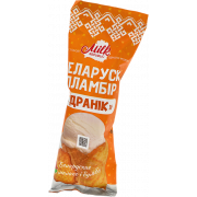 Мороженое Белорусский пломбир рожок с ароматом ванили картофельный драник 75г