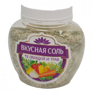 Соль вкусная 12 овощей и трав 400г
