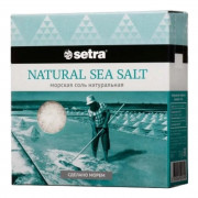Соль Сетра морская натуральная 500г