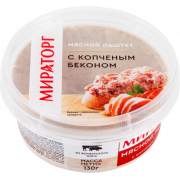 Паштет Мираторг с копченым беконом 130г