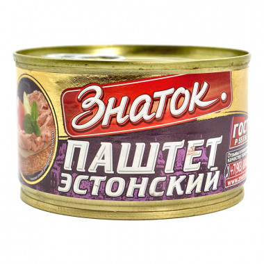 Паштет Знаток Эстонский ключ ГОСТ 230г