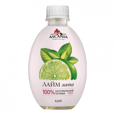 Лимонад Аскания лайм мята 0,33л