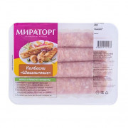 Колбаски Мираторг Шашлычные для гриля из мяса птицы охл 400г лоток Колбаски Мираторг Шашлычные для гриля из мяса птицы охл 400г лоток