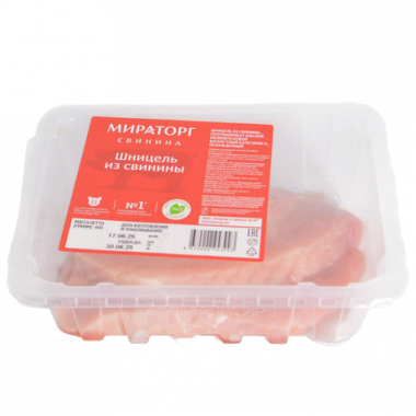 Свинина Мираторг шницель охл 400г