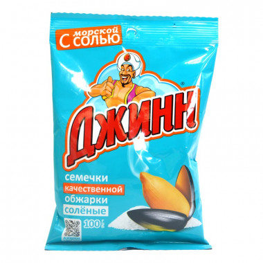 Семечки Джинн жареные соленые 100г