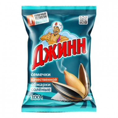 Семечки Джинн Солнечный великан жареные соленые 300г