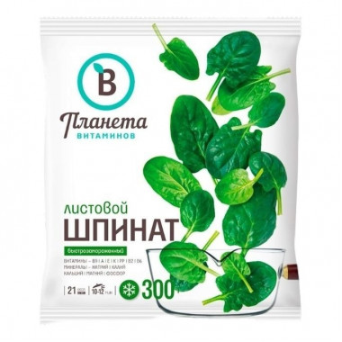 Шпинат Планета витаминов 300г