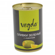 Оливки Вегда с лимоном 300г ж/б