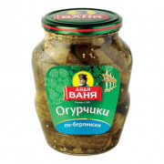 Огурцы Дядя Ваня по-берлински маринованные 680г