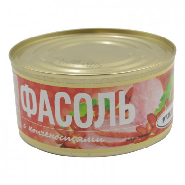 Фасоль Рузком с копченостями 325г