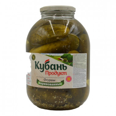 Огурцы Кубань Продукт маринованные 3000г