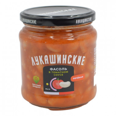 Фасоль Лукашинские печеная по-домашнему в т/с 450г