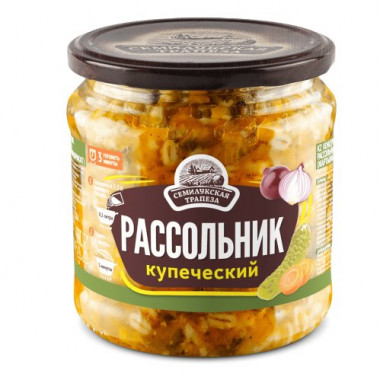 Рассольник Семилукская Трапеза купеческий 460г твист ст/б