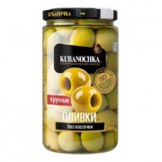 Оливки Кубаночка крупные без косточки 360г ст/б Гост Оливки Кубаночка крупные без косточки 360г ст/б Гост