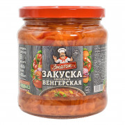 Закуска Знаток Венгерская 460г ст/б Закуска Знаток Венгерская 460г ст/б