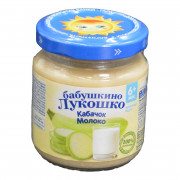 Пюре Бабушкино лукошко кабачок с молоком с 5мес. 100г