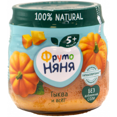 Пюре Фруто-няня из тыквы с 5мес. 80г