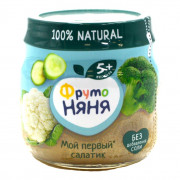Пюре Фруто-няня брокколи/кабачок/цв. капуста 80г