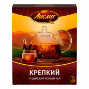 Чай Лисма индийский крепкий 100пак. 200г